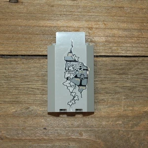 LEGO 87421 Panel Gray 3x3x6 Wall #10 Bricks Ivy Leaves Spider Web Glow Set 9468 - Picture 1 of 5