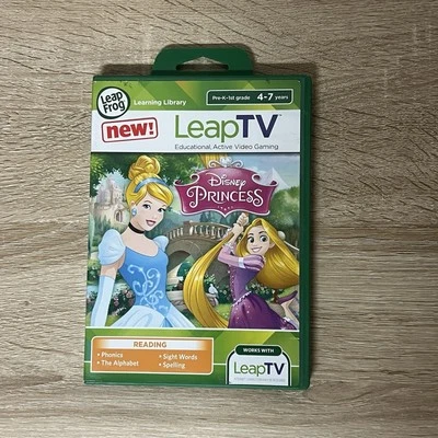 Disney Princess Leap TV Pre-K 1st Grade  Reading Educational Active Video Game - Image 1 of 4