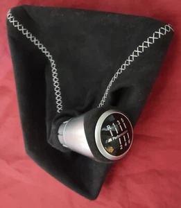 BMW OEM F30 F31 F32 F33 F34 F35 F36 M Performance Alcantara 6 Speed Shift Knob - Picture 1 of 2