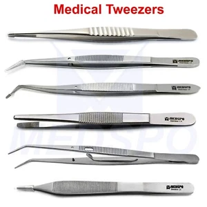 Medizinische Zahnmedizin Anatomische Pinzette Baumwollverband Atraumatische Gewebepinzette - Bild 1 von 7