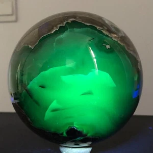 2092g Natural Volcano Agate Crystal Quartz Sphere mineral specimen Healing AH92 - Picture 1 of 21