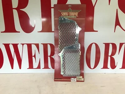 H6F Show Chrome Radiator Accent Grille Honda Goldwing GL 1800 01-05 52-606 - Image 1 of 4