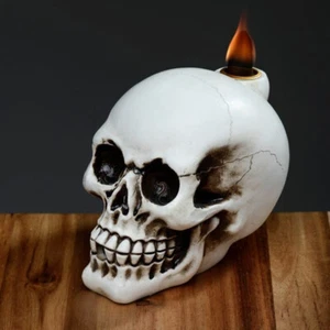 Skull Backflow Incense Burner - H- 11cm - Brand New & Boxed - Picture 1 of 3