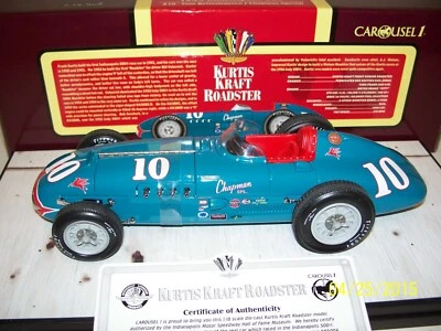 #10 TONY BETTENHAUSEN "CHAPMAN" 1955 KURTIS CRAFT CAROUSEL 1  INDY 500 - Image 1 of 2