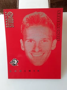 1997-98 Donruss Studio 8X10 Silhouettes /3000 Dominik Hasek #7 Rare - Picture 1 of 2