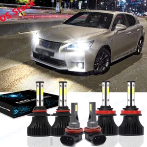 Faro LED haz alto/bajo para Lexus CT200h 2011-2017 6000K + bombillas antiniebla 6 piezas - Imagen 1 de 12