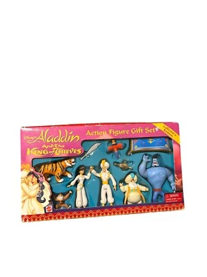 Aladdin Action Figure Gift Set, Collectors Edition Mattel Disney 1990s Box READ - Image 1 of 4