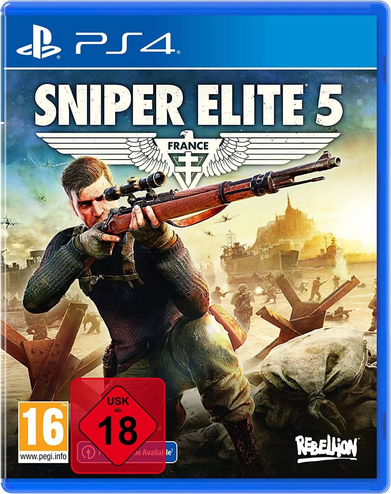 Sniper Elite 5 - PS4 Playstation 4 + PS5 Upgrade - NEU OVP - Bild 1 von 4