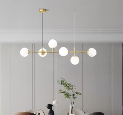 Lampadario a Sospensione 6 Attacchi G9 Design Sfere IP20 Camera Salone Cucina - Immagine 1 di 4