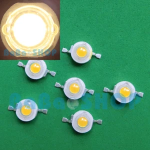 10pcs ~500pcs 3W 45mil Warm White 3000K~3500K LED Lamp Beads Light Bulb Aquarium - Picture 1 of 3