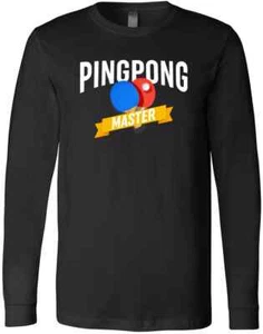Ping Pong Player Master Gift Table Tennis Funny Gifts Gear Birthday T-Shirt - Picture 1 of 3