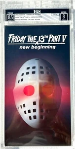 FRIDAY THE 13TH PART V: A NEW BEGINNING 1994 VHS GRADED MOVIE - NEW - IGS 8.5-8 - Picture 1 of 7