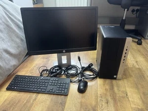 HP PC Bundle ProDesk 600 G3 8GB RAM 500GB HDD + 120GB SSD/HP EliteDisplay 22’ - Afbeelding 1 van 18