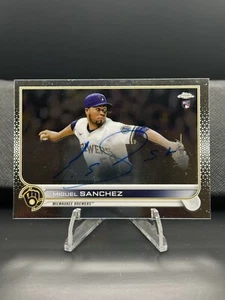 2022 Topps Chrome Miguel Sanchez Rookie Auto - Picture 1 of 2