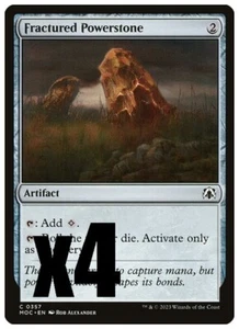 MTG | Fractured Powerstone (x4 Playset) | (NM) March of the Machine - Picture 1 of 1