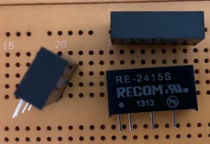 15V 66mA 1W DC/DC Converter 21.6-26.4Vin 1kV Isol. Recom RE2415S Multi Qty - Picture 1 of 3