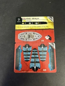 Pirates Wizkids CSG HMS MERLIN Rise Of The Fiends Collectible - Picture 1 of 2