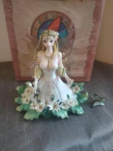 Munro Linda Biggs Diamonds & Daisies Fairy 2005 Dragonsite Nuevo de Lote Antiguo Dañado Edición Limitada - Imagen 1 de 4