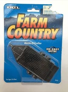 Sealed NOS ERTL 4161 1:64 Farm Country Black Machine Trailer Tractor Truck - Picture 1 of 6