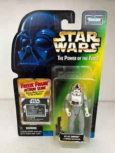 STAR WARS POWER OF THE FORCE SERIES FREEZE FRAME AT-AT DRIVER ACTION FIGURE - Picture 1 of 5