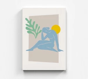 Matisse Leinwandbild Frau Wandbild Modern Art Leinwand Kunst Farbig Museum - Bild 1 von 7