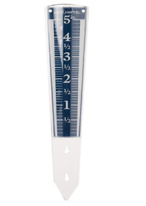 AcuRite 5" Capacity Easy-to-Read Magnifying style, Blue (00850A2) Rain Gauge USA