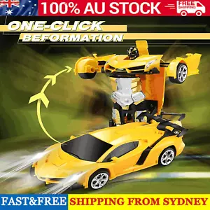 Transformer RC Robot Car Remote Control 2 IN 1 For Kids Boys Toys Gift Toy - Picture 1 of 8
