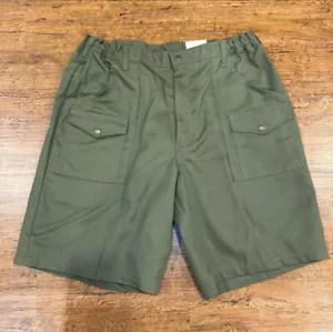 Vintage Boy Scouts Of America Official Uniform Green Shorts Bermudas Adult 38x9 - Picture 1 of 8