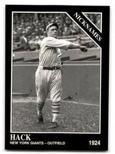 Hack Wilson 1993 Conlon Collection TSN #736 New York Giants BASEBALL