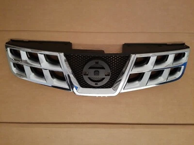 for 2011-2015 NISSAN ROGUE & SELECT Front Bumper Upper Grille Chrome & Black NEW - Изображение 1 из 4