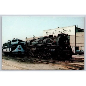 Postcard Vintage Locomotive Train Railroad Nickel Plate 765 Bellevue Ohio 0459 - Picture 1 of 2