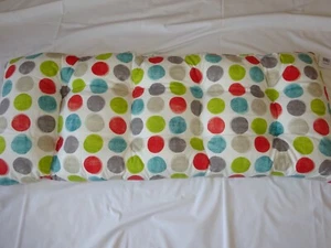 2-3 Seat Bench/Seat Pad/Cushion Modern Colours, Big Spots - Picture 1 of 3