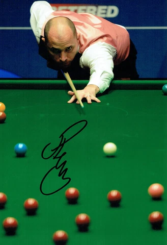 Joe PERRY SIGNED Photo Autograph COA AFTAL Betfred Sheffield Snooker 2016 Cover