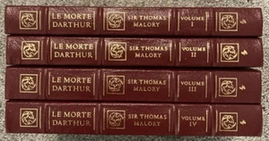 Easton Press Le Morte Darthur D'Arthur Thomas Malory 4V Leather WR Flint - Picture 1 of 23