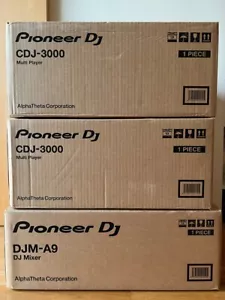 Pioneer DJ CDJ 3000 Pair + DJM-A9 DJ Controller Mixer NEW Fast Shipping!! - Picture 1 of 15