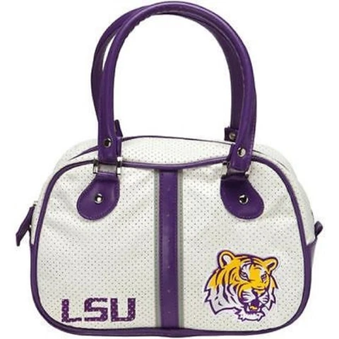 BRAND NEW LSU TIGERS BOWLERS PURSE  HANDBAG Cover