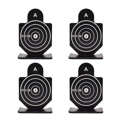 4Pcs IPSC Competitive Sports  Alloy Human Shape Targets Easy Install H7N45844 - Image 1 of 4
