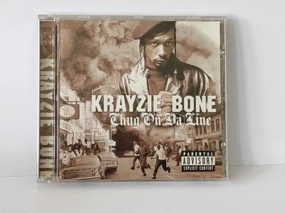 KRAYZIE BONE - THUG ON THA LINE 2001 Album CD Gunslangers Young Dre Gangsta Rap - Bild 1 von 2