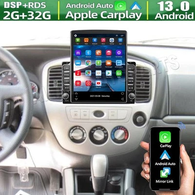 9.7'' Car Radio Stereo For Mazda Tribute 2001-2006 Android 13 Apple Carplay GPS - Image 1 of 4