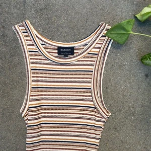 BARDOT BNWOT Boho Striped Ribbed Knit Bodycon Maxi Dress Summer Hippie Party SZ8 - Picture 1 of 6