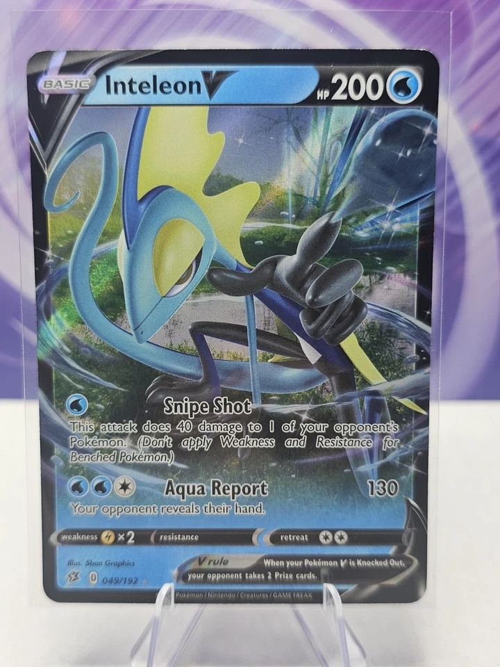 Inteleon V 049/192 Swsh02: Rebel Clash Holo - Image 1 of 2