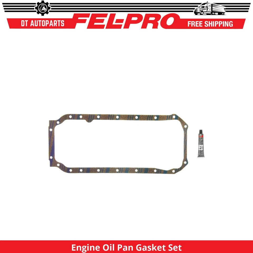 Juego de juntas de cárter de aceite de motor de chasis comercial Fel-Pro 1986 para Cadillac 1985-1993 Foto 1 de 1
