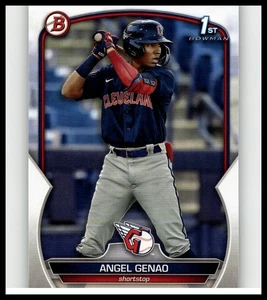 2023 1st Bowman Angel Genao #BP-140 Guardians RC - Bild 1 von 2