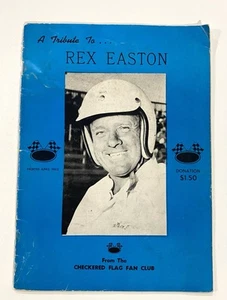 Tribute to Rex Easton - Life Story of USAC Sprint Car Driver Program April 1962 - Picture 1 of 16