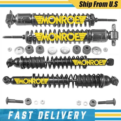 For 1978-1987 Chevrolet El Camino Monroe Load Adjusting 2 Front Rear Shocks - Image 1 of 3