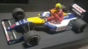 [Rare] Mini Champs 1/18 Williams FW14 Munsell Ride On Senna - Picture 1 of 12