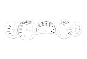 For Porsche Carrera 911, 996 White - Speedometer gauges from MPH to km/h Gauges - Picture 1 of 7