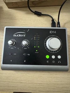  Audient ID14 USB Audio Interface for musicians/podcasting  w/2 Mic Preamp & XLR - Picture 1 of 6