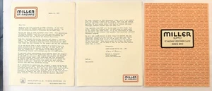 Vintage 1977 Farm Equipment Company Miller Supply Brochure & Dealer Letter - Bild 1 von 11