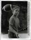 1968 Press Photo Son Of Astronaut Donn Eisele Playing Football - Nef06578